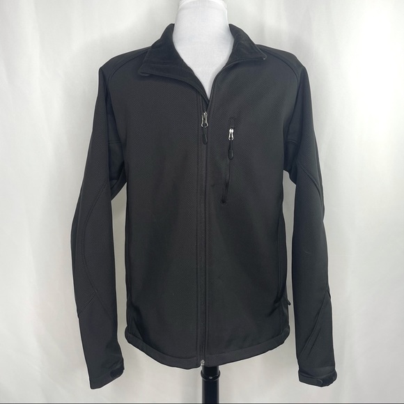 Kirklands Other - Kirkland’s Black Soft Shell Utility Jacket Medium